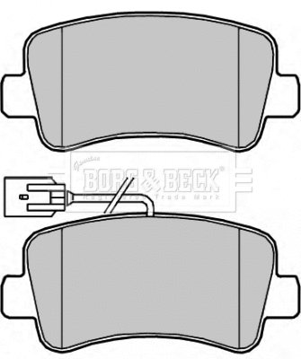 Brake Pad Set, disc brake (BBP2267)