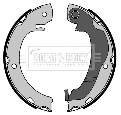 Brake Shoe Set, parking brake (BBS6443)