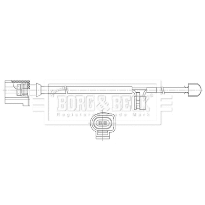 Warning Contact, brake pad wear