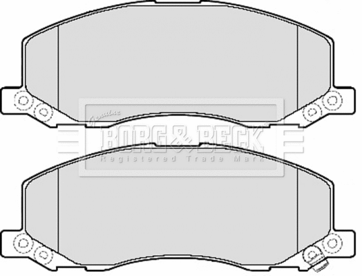 Brake Pad Set, disc brake (BBP2106)
