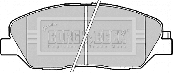 Brake Pad Set, disc brake (BBP2176)