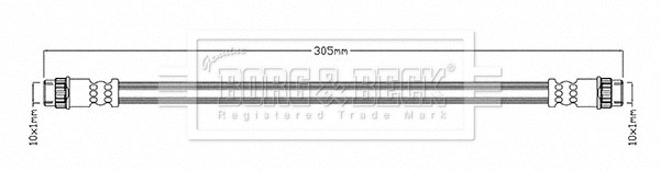 Brake Hose (BBH8680)