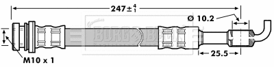 Brake Hose (BBH7128)