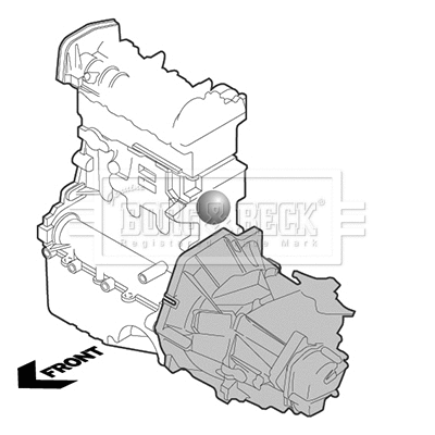 Mounting, engine