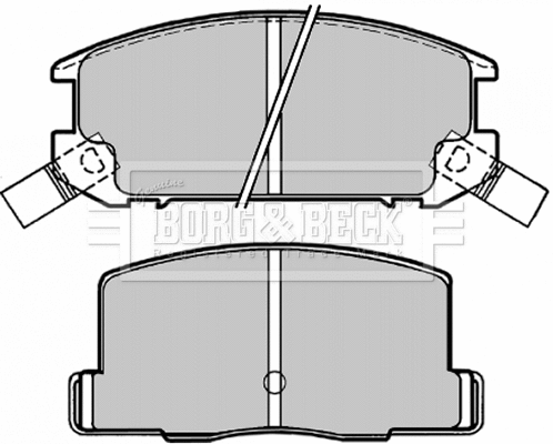 Brake Pad Set, disc brake (BBP1504)