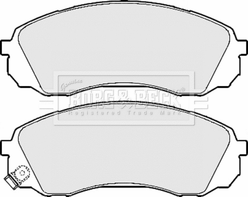 Brake Pad Set, disc brake (BBP2126)