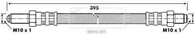 Brake Hose (BBH6385)