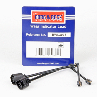 Warning Contact, brake pad wear