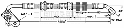 Brake Hose (BBH7210)