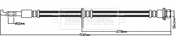Brake Hose (BBH8431)
