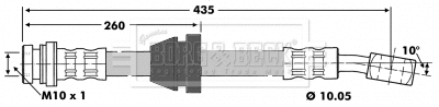 Brake Hose (BBH6771)