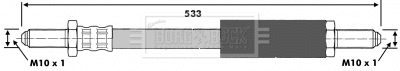 Brake Hose (BBH6134)