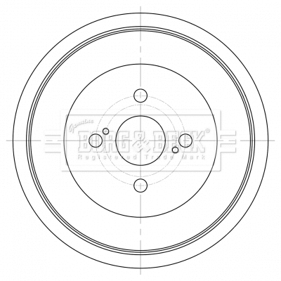 Brake Drum (BBR7262)