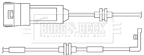 Warning Contact, brake pad wear (BWL3022)