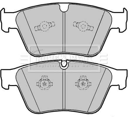 Brake Pad Set, disc brake (BBP2386)
