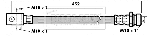 Brake Hose (BBH7157)