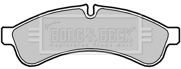Brake Pad Set, disc brake (BBP2038)