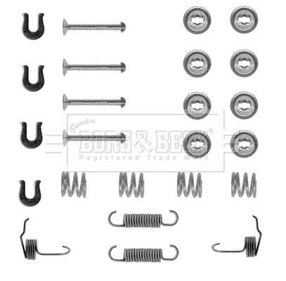 Accessory Kit, brake shoes (BBK6062)