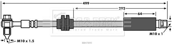 Brake Hose (BBH7899)