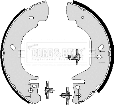 Brake Shoe Set (BBS6194)