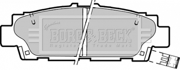 Brake Pad Set, disc brake (BBP1350)