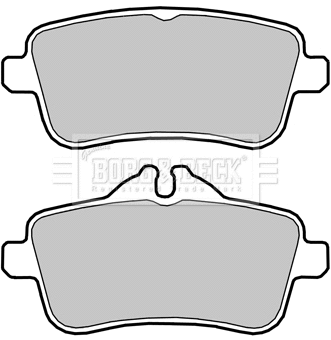 Brake Pad Set, disc brake (BBP2417)