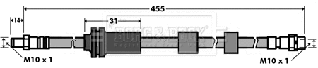 Brake Hose (BBH7391)