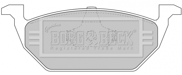 Brake Pad Set, disc brake (BBP1618)