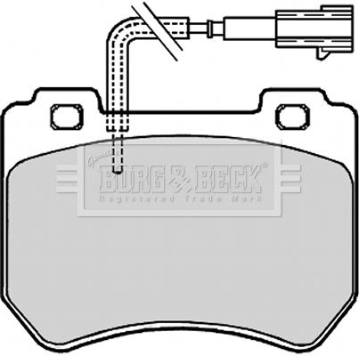 Brake Pad Set, disc brake (BBP2094)