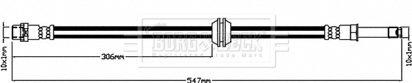 Brake Hose (BBH8414)