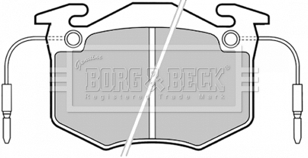 Brake Pad Set, disc brake (BBP1370)