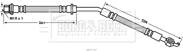 Brake Hose (BBH7729)