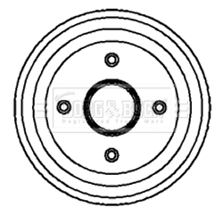 Brake Drum (BBR7068)