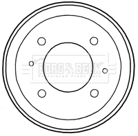 Brake Drum (BBR7197)