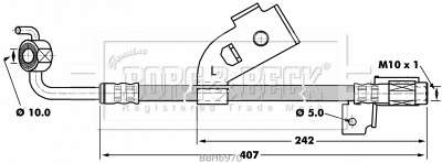 Brake Hose (BBH6970)