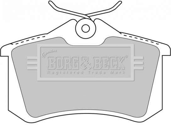 Brake Pad Set, disc brake (BBP1778)