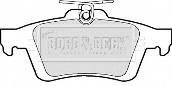 Brake Pad Set, disc brake (BBP1943)