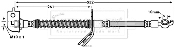 Brake Hose (BBH7611)
