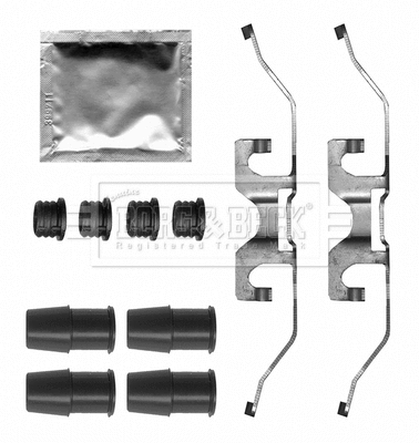 Accessory Kit, disc brake pad (BBK1644)