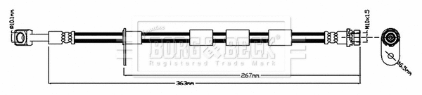 Brake Hose (BBH8827)