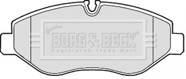 Brake Pad Set, disc brake (BBP1974)