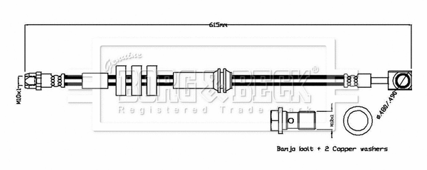 Brake Hose (BBH8864)