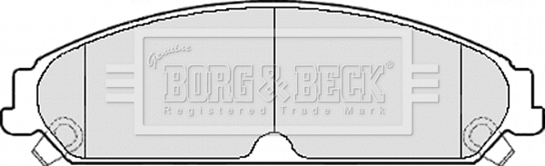 Brake Pad Set, disc brake (BBP2156)