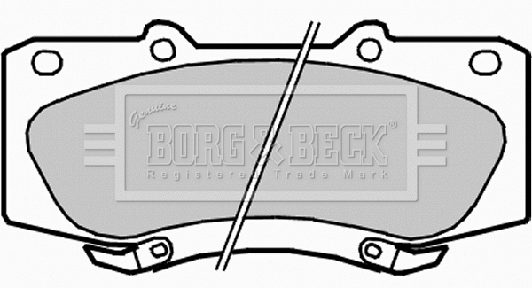 Brake Pad Set, disc brake (BBP2286)