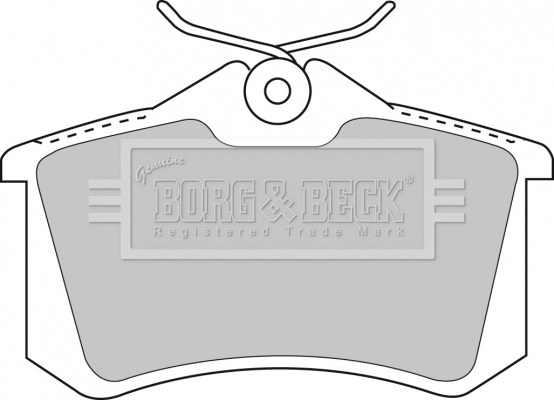 Brake Pad Set, disc brake (BBP1512)