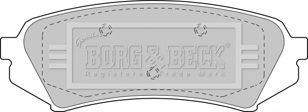 Brake Pad Set, disc brake (BBP1685)