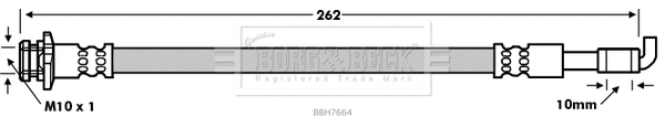 Brake Hose (BBH7664)