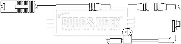Warning Contact, brake pad wear (BWL3030)