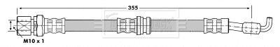 Brake Hose (BBH6947)