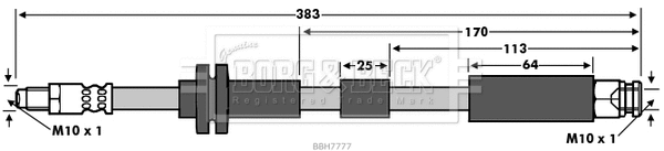 Brake Hose (BBH7777)